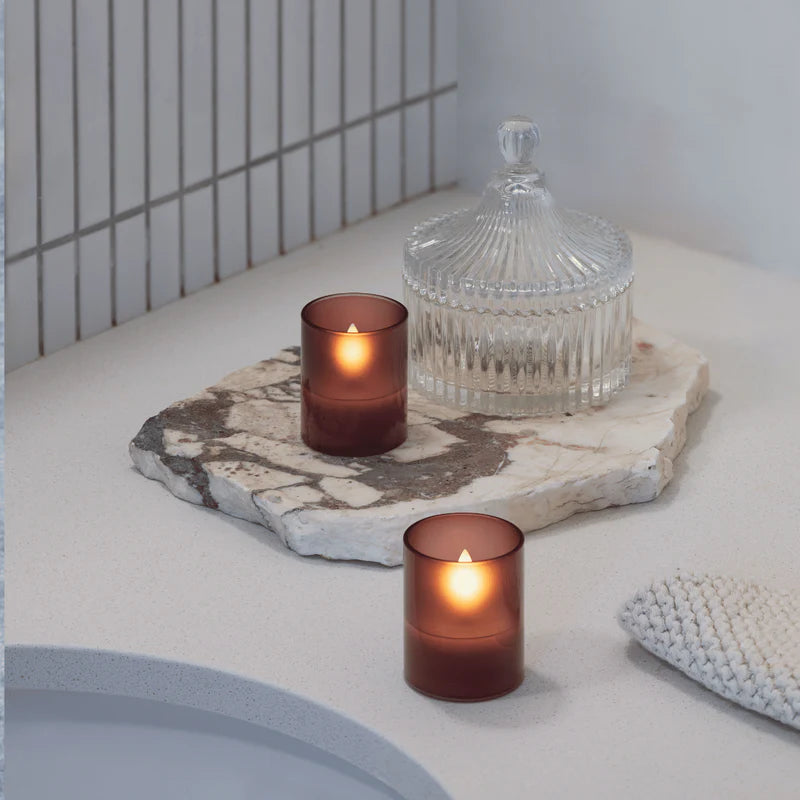 Moods & More - Glass Hurricane Candle