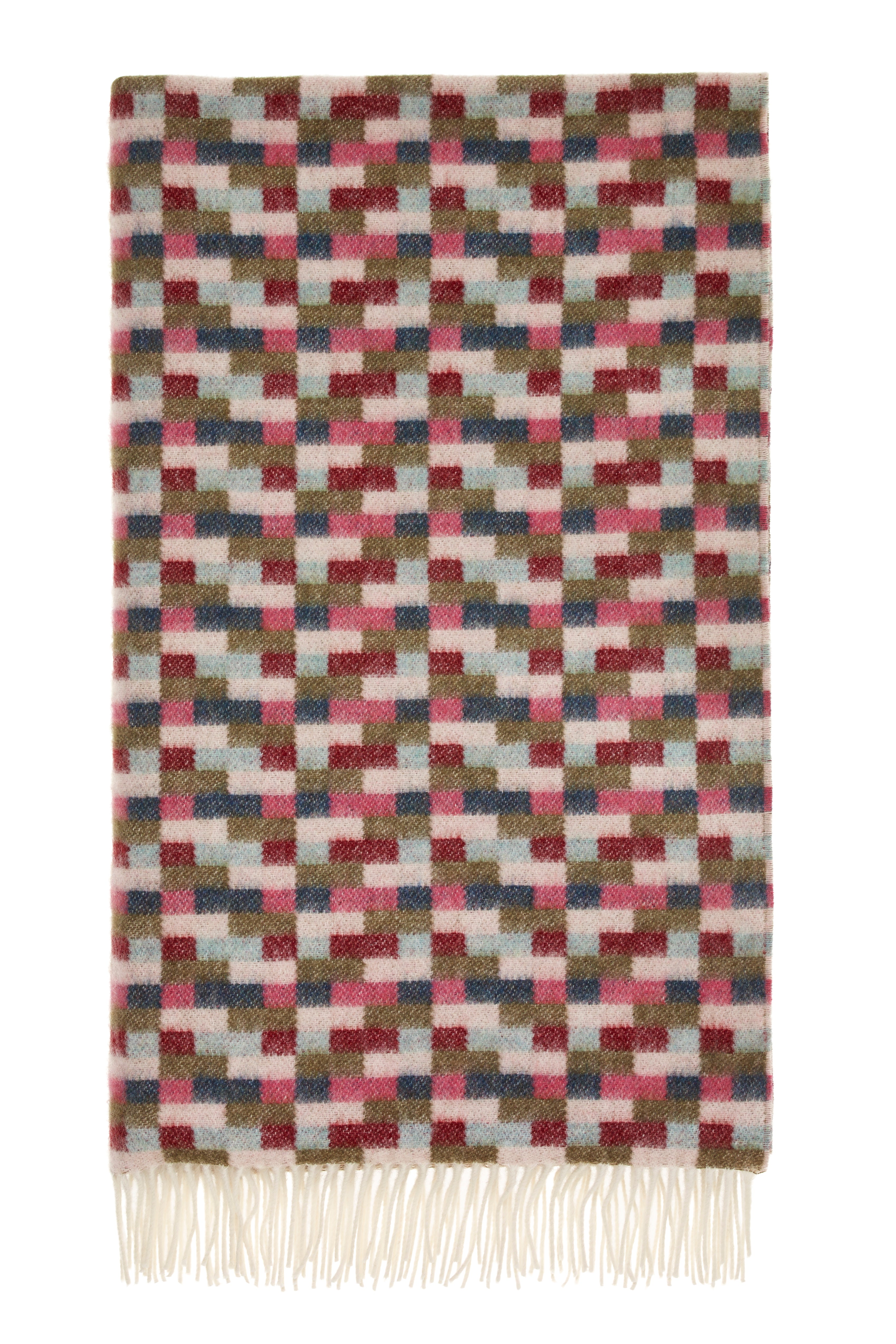 Roxtons - Merino Wool Bricks Throw