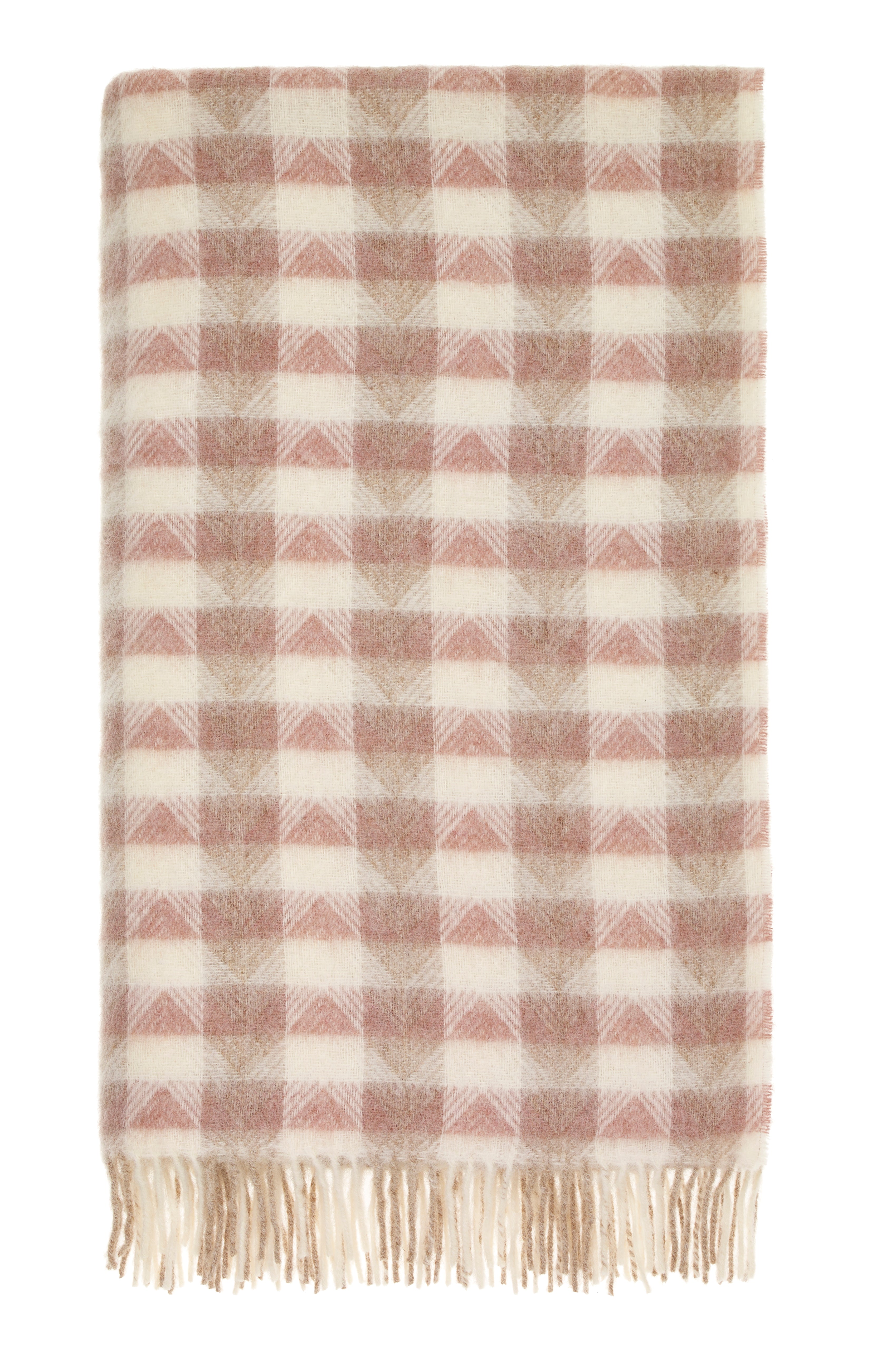 Roxtons - Lambswool Chevron Throw