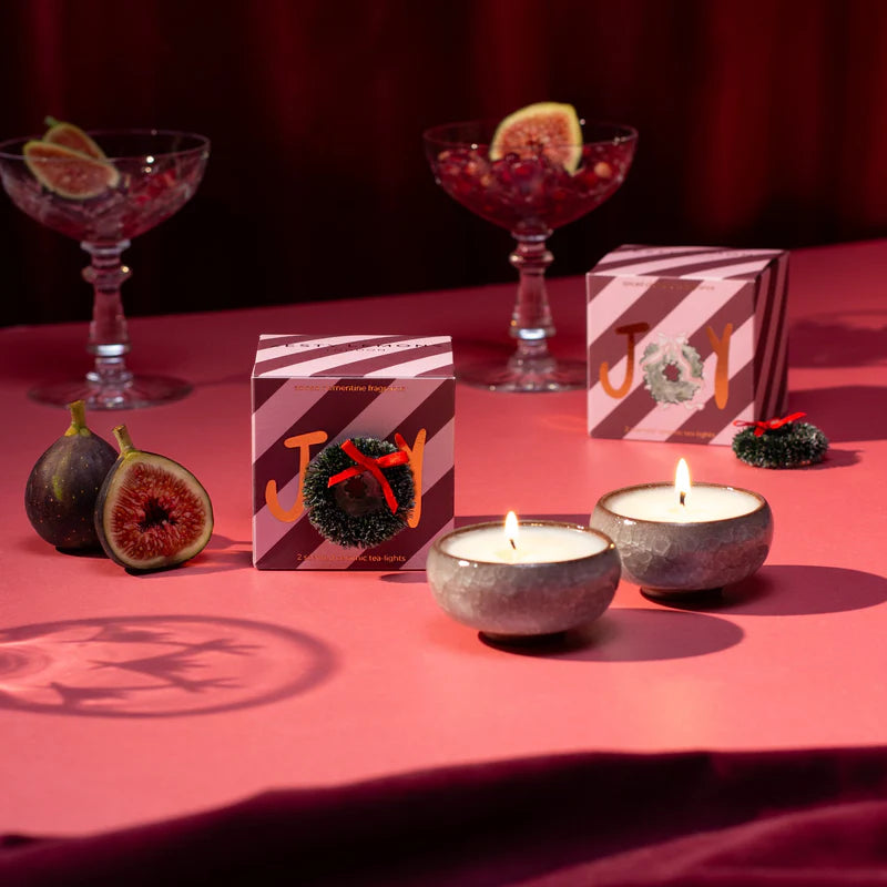 Zesty Lemons - Sparkle Tealights x 2