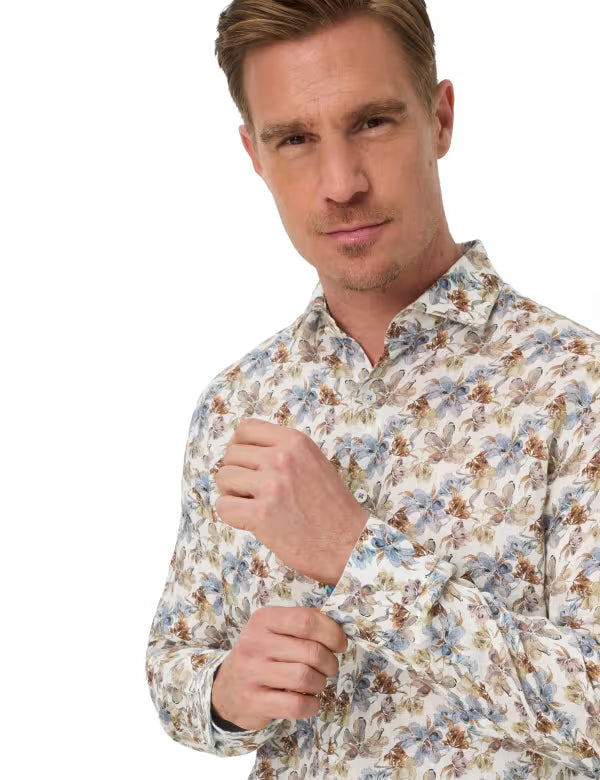 Brax - Floral Linen Shirt - Harold P