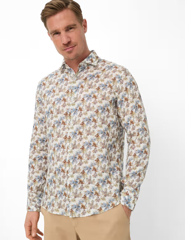 Brax - Floral Linen Shirt - Harold P