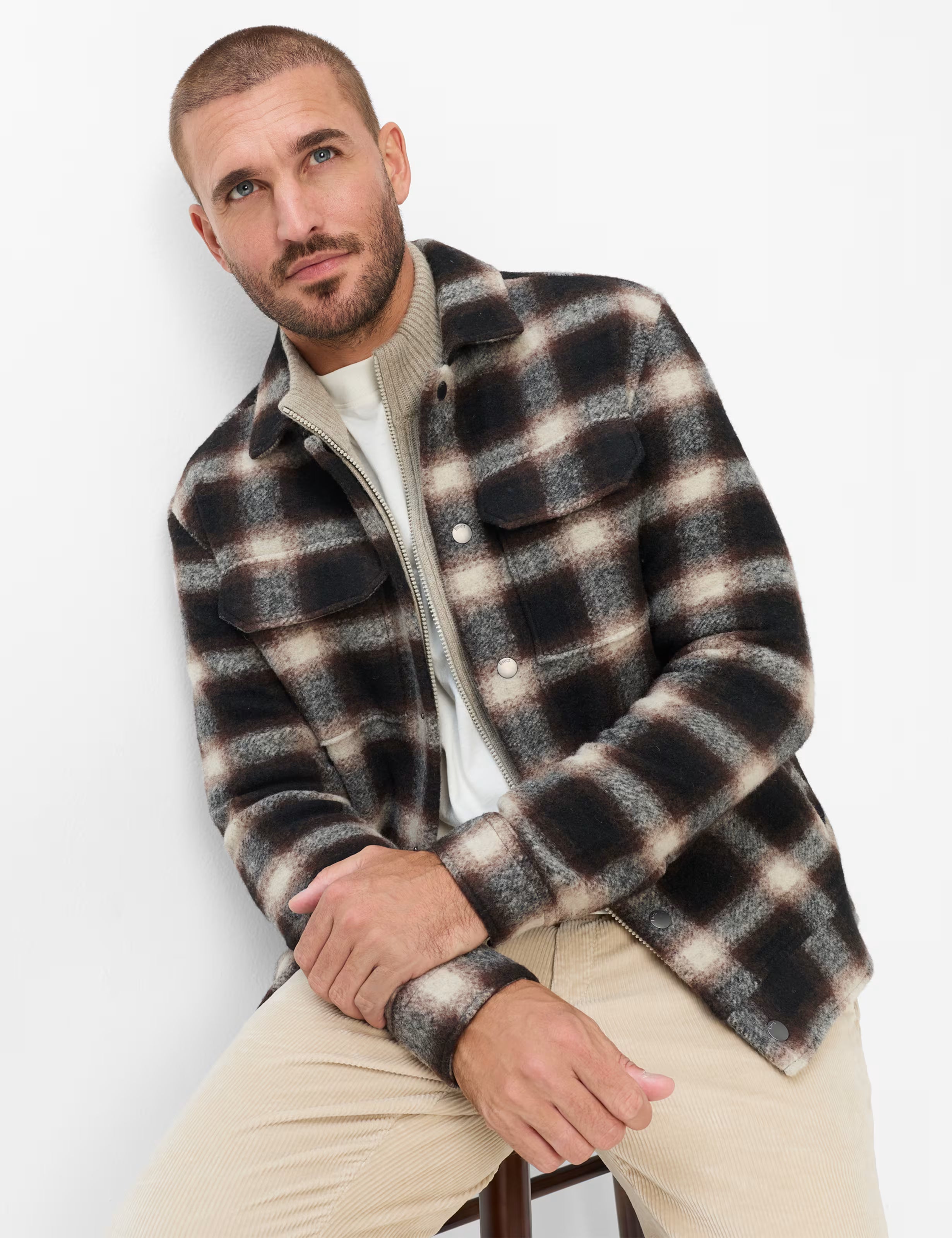 Brax - Santiago Shacket - Check