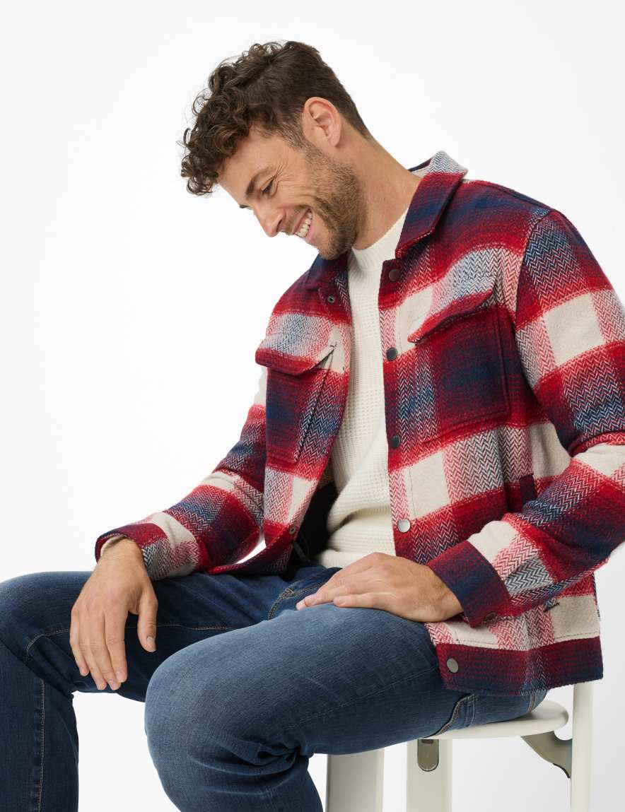 Brax - Checked Shacket - Santiago
