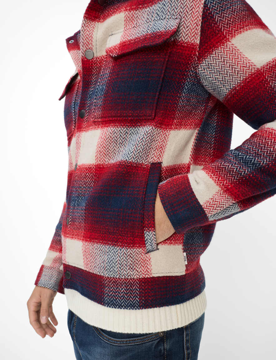 Brax - Checked Shacket - Santiago