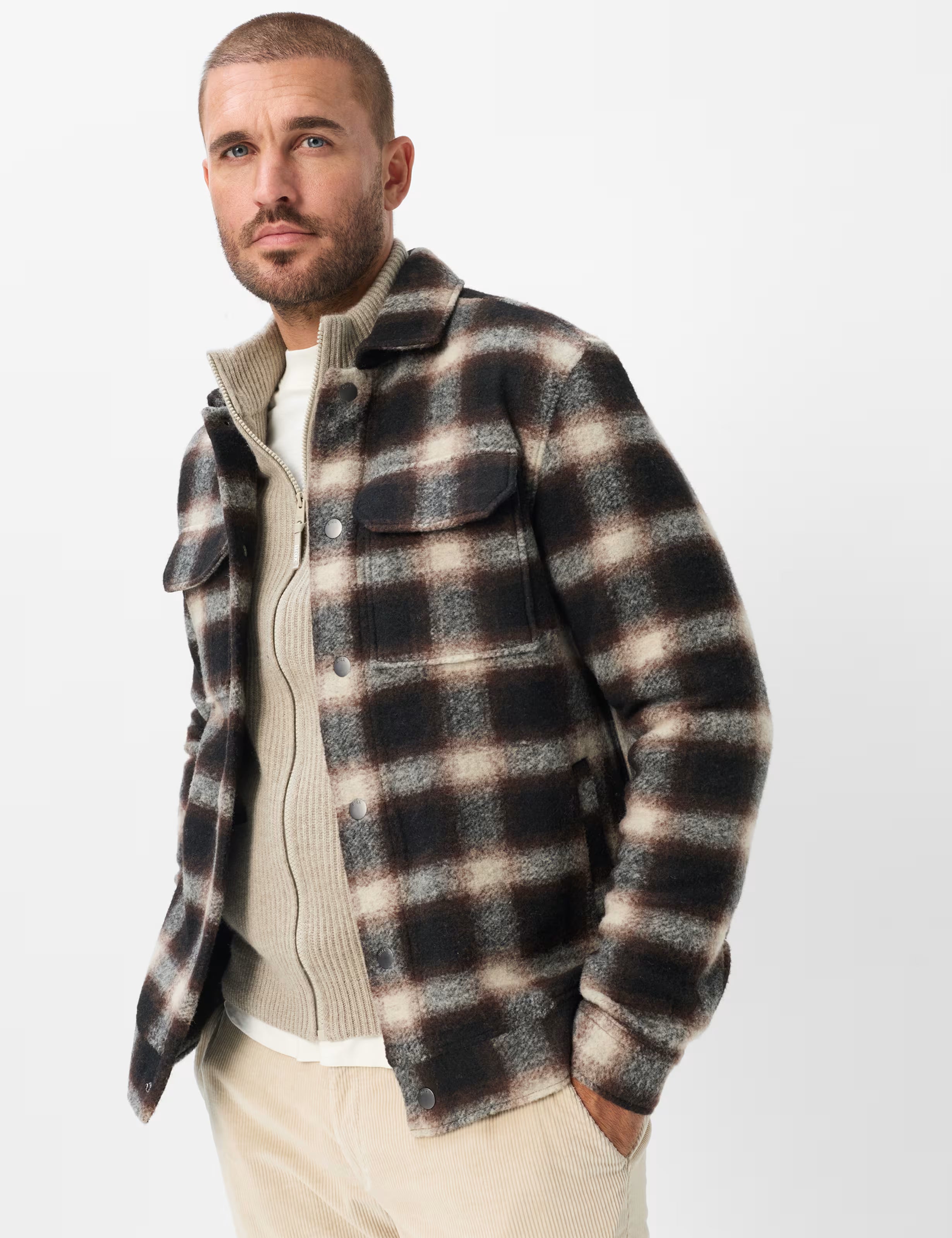 Brax - Santiago Shacket - Check