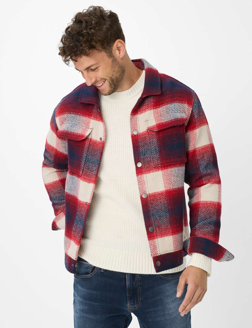 Brax - Checked Shacket - Santiago
