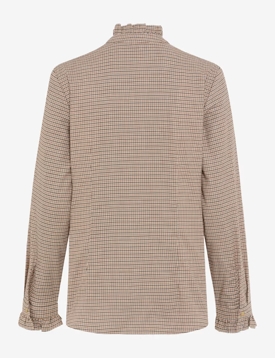 Brax - Dog Tooth Check Blouse - Victoria