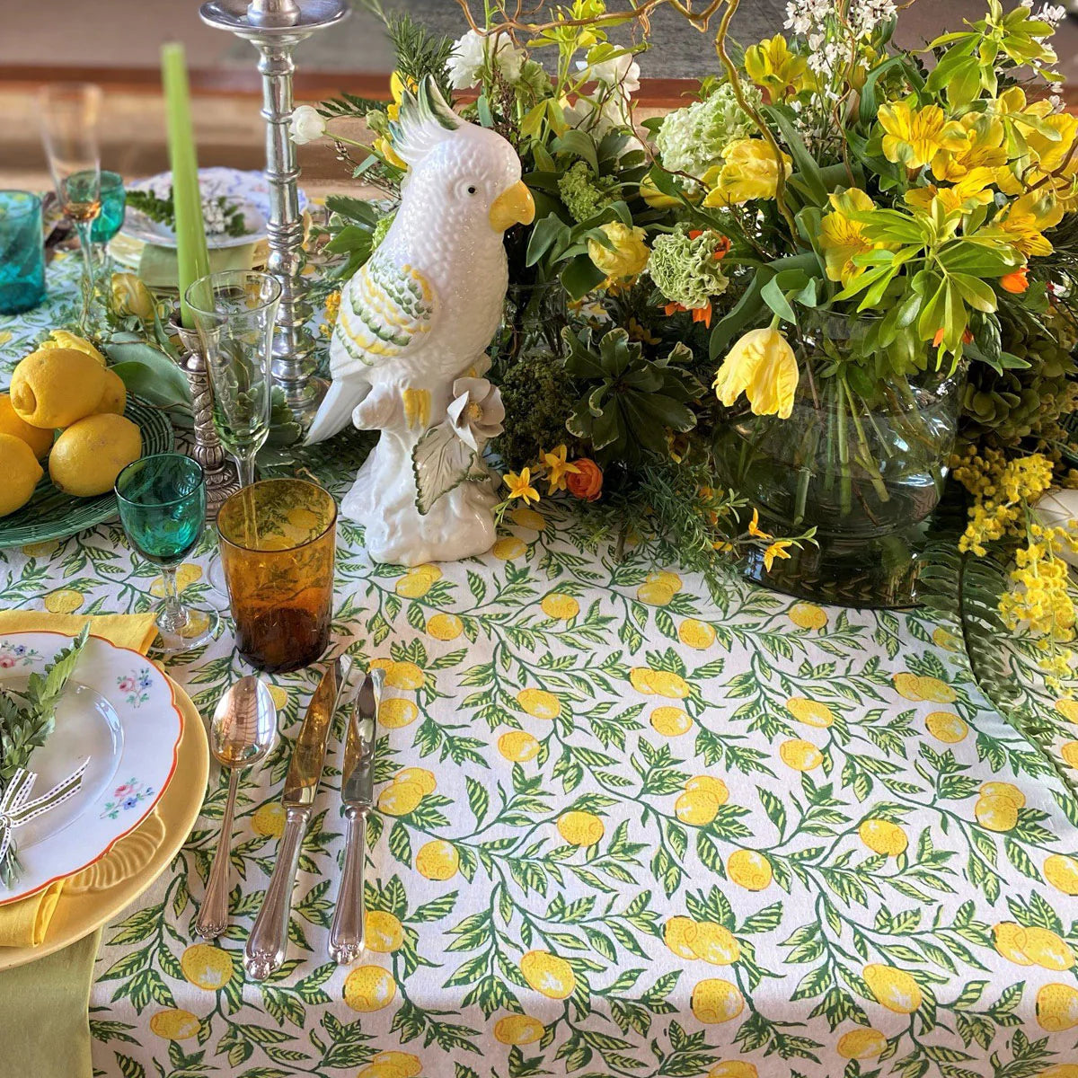 Faro - Tablecloth - Dahlia 180 x 360cm