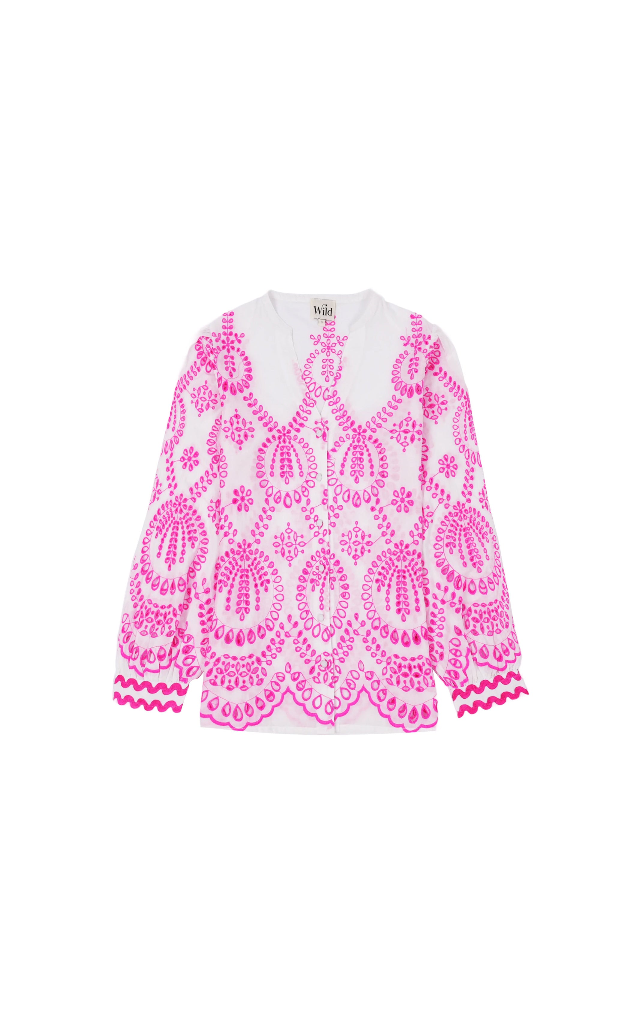 Wild - Broderie Anglaise Blouse - Camino