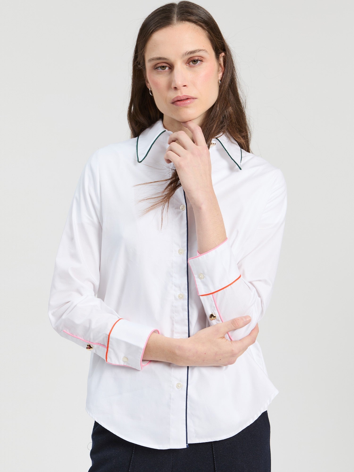 Vilagallo - Multi Trim Shirt