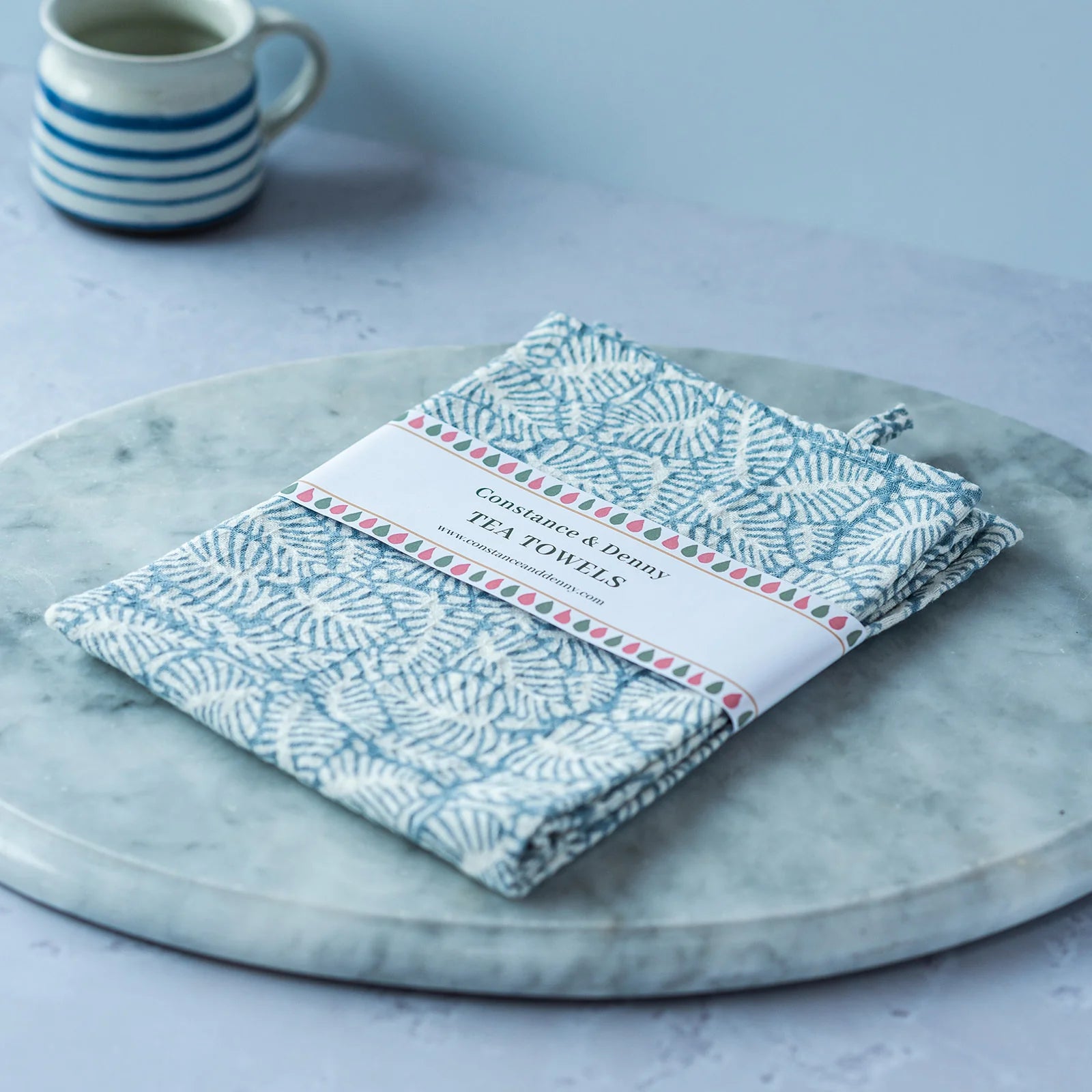 Constance & Denny - Leaf Tea Towel
