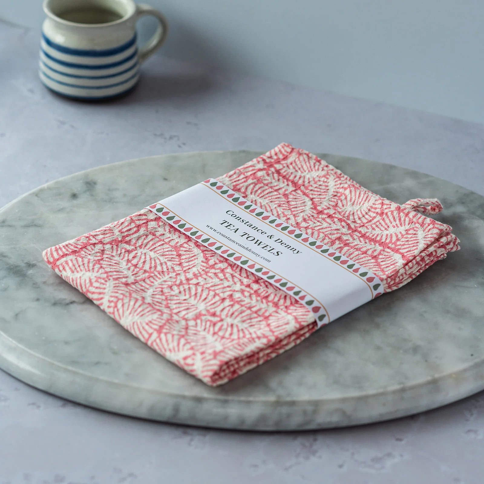 Constance & Denny - Leaf Tea Towel