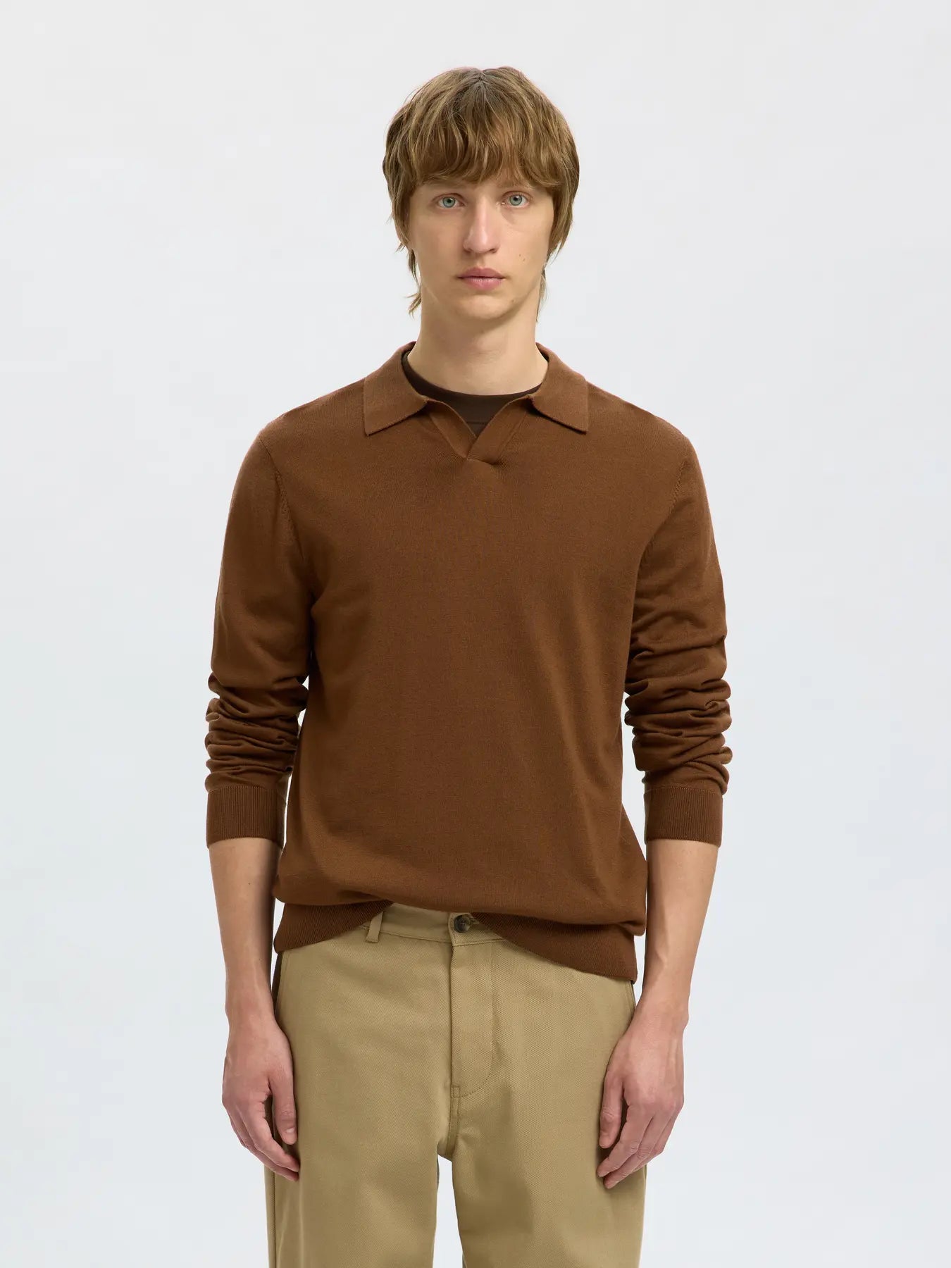Selected Homme - Merino Polo - Tray