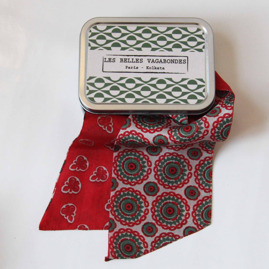 Les Belles Vagabondes - Silk Twilly Scarf