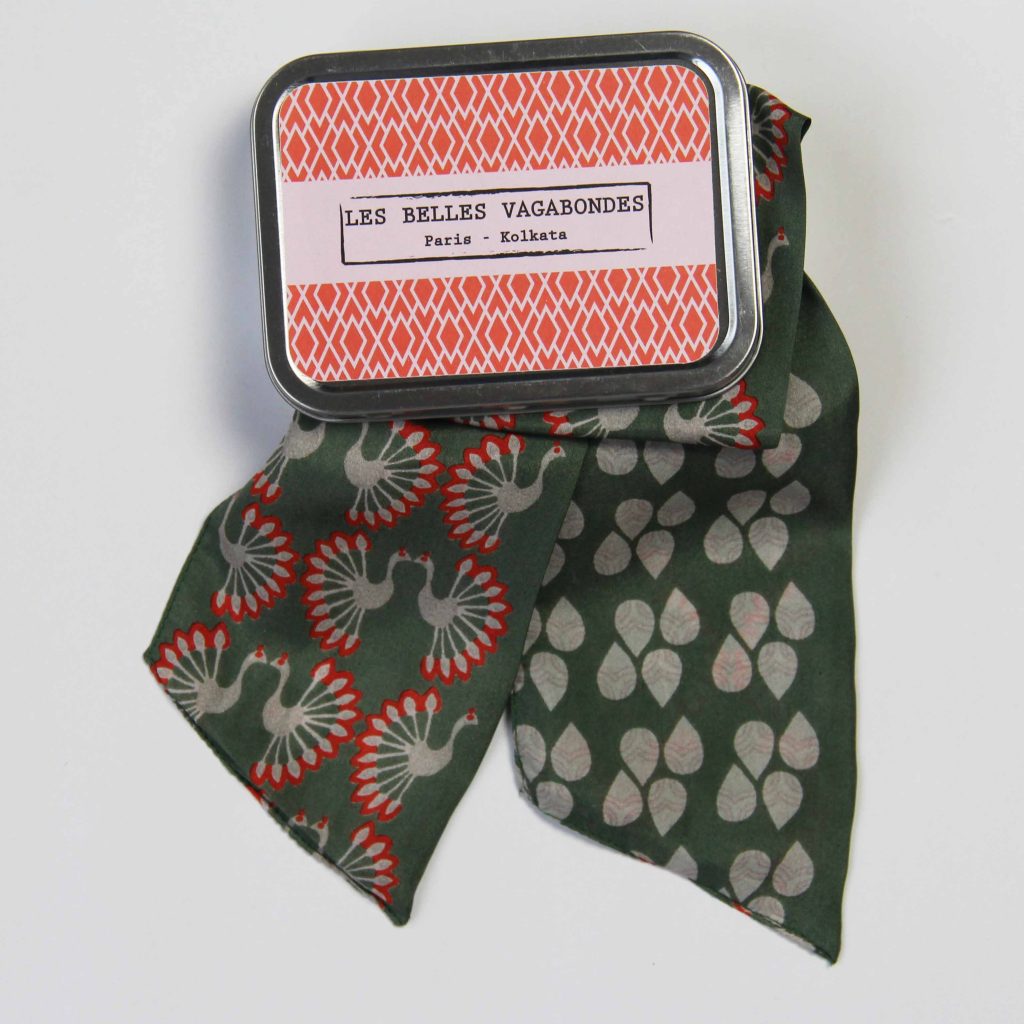 Les Belles Vagabondes - Silk Twilly Scarf
