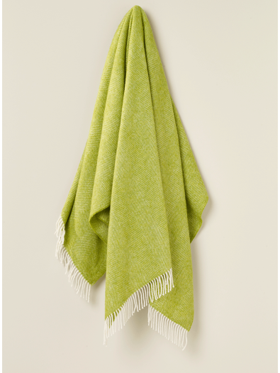 Bronte - Herringbone Shetland Wool Throw