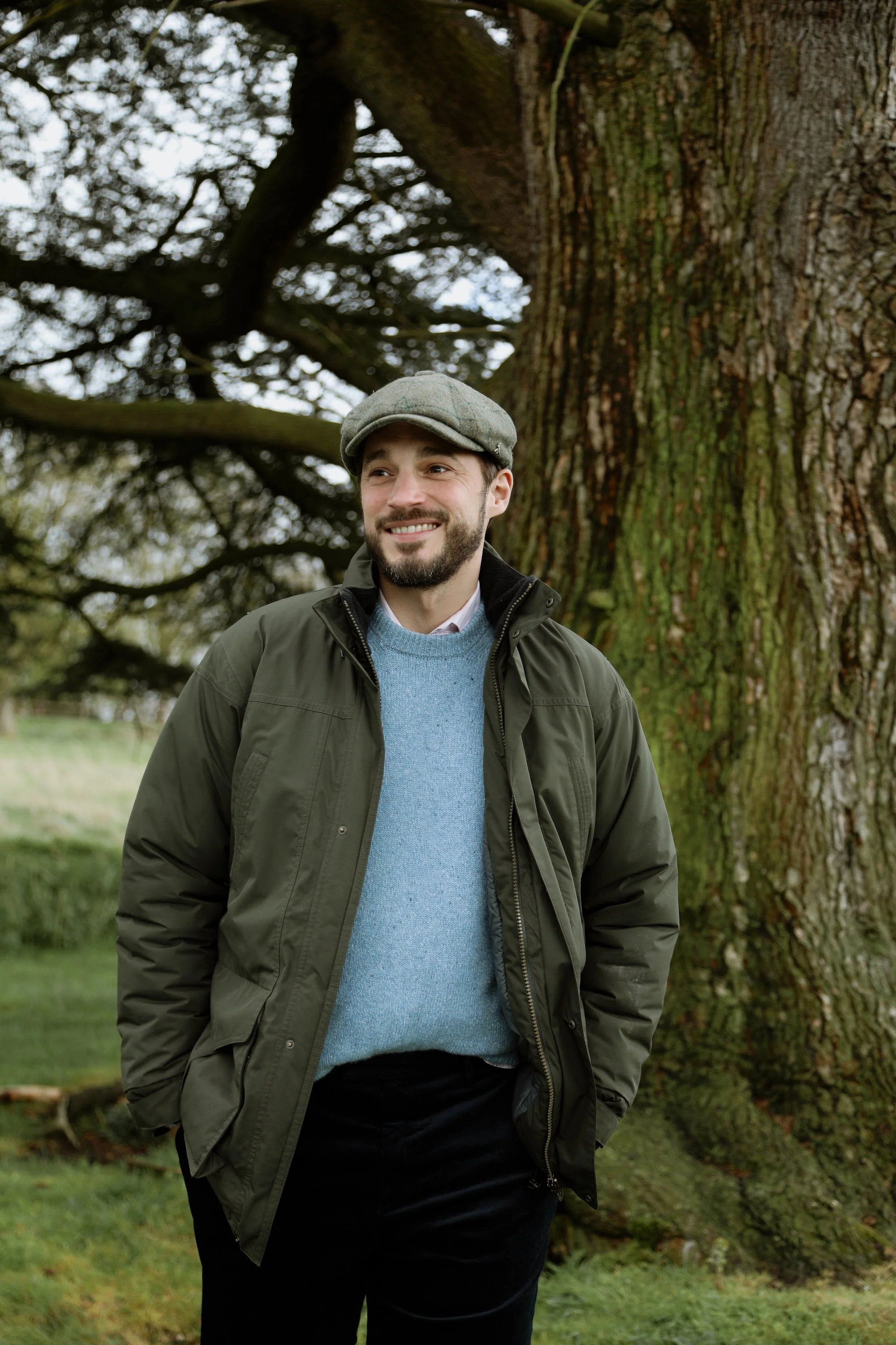 Hicks & Brown - Baker Boy Hat - Felsham Tweed
