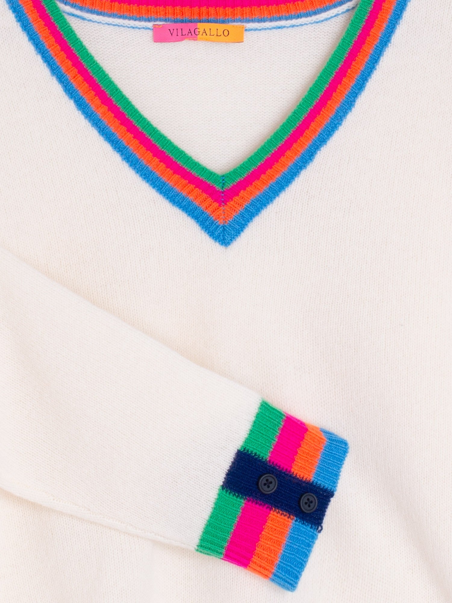 Vilagallo - V Neck Knit - Plunto