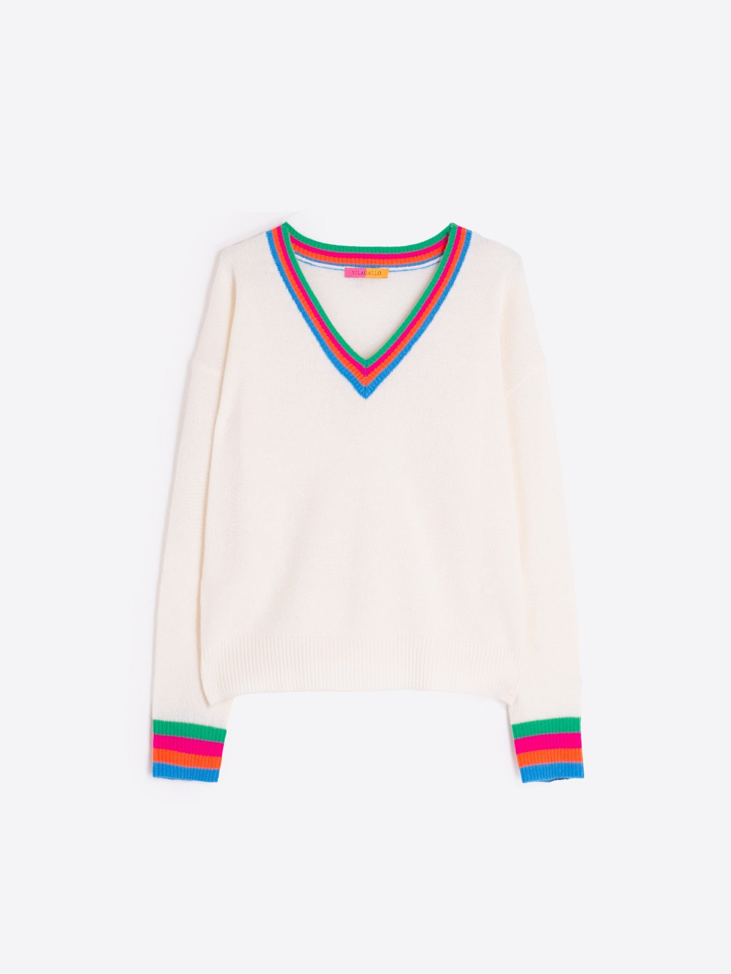 Vilagallo - V Neck Knit - Plunto
