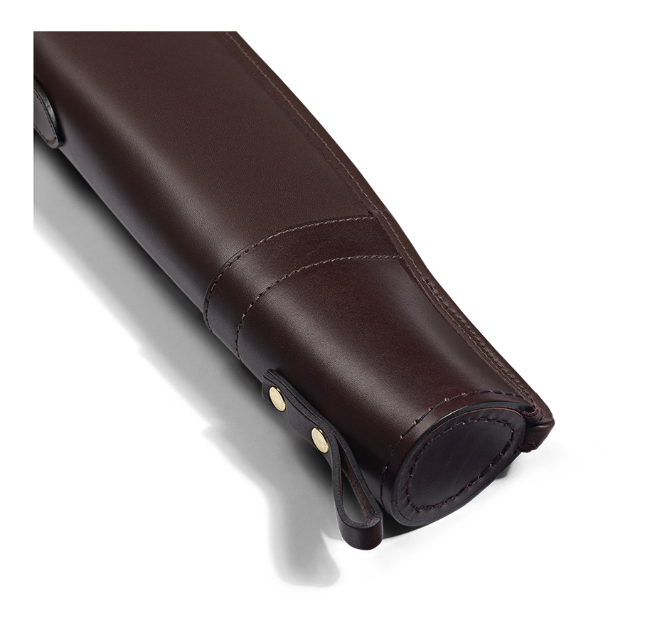 Croots - Byland - Leather Shotgun Slip with Flap, Zip & Carry Handles
