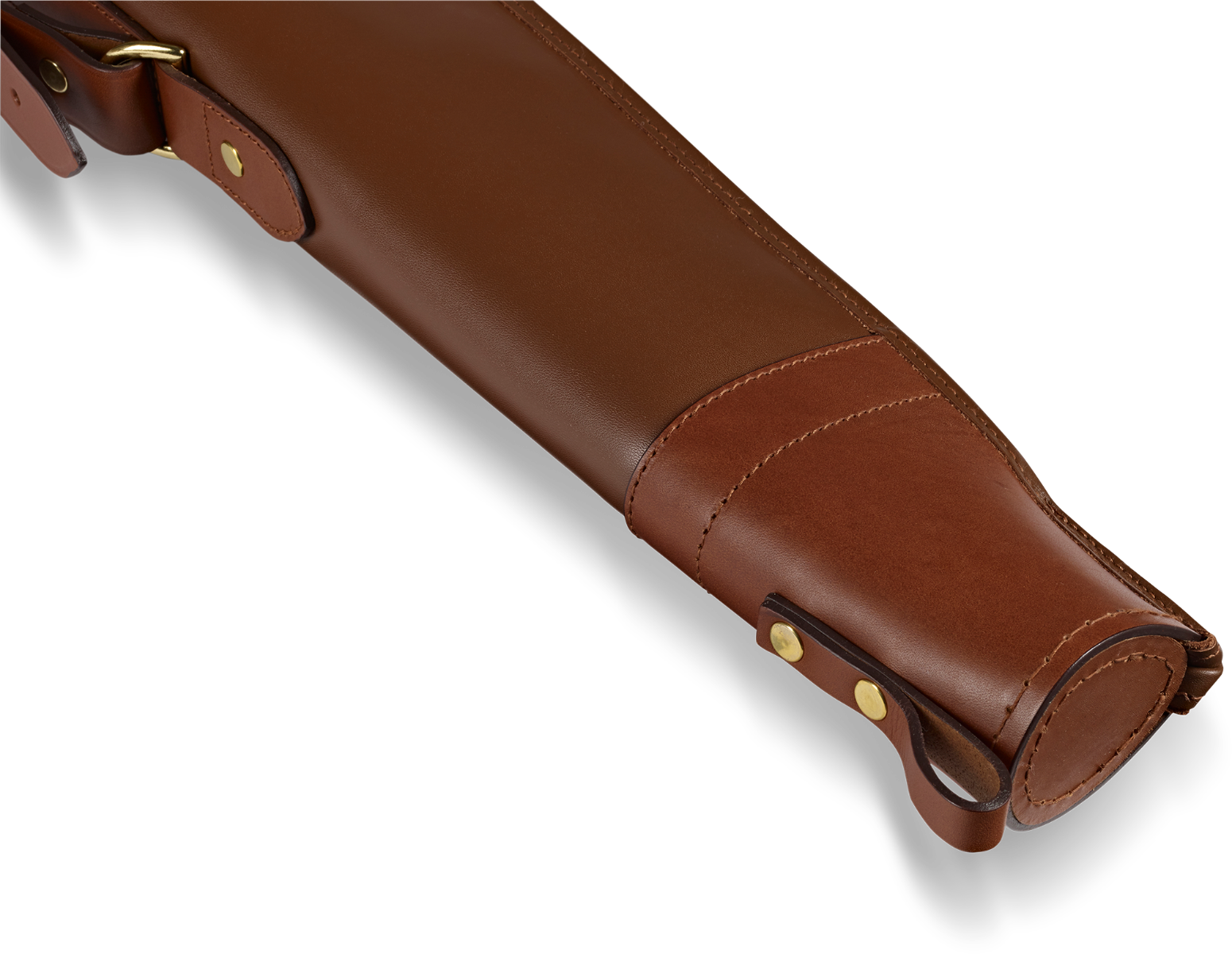 Croots - Byland - Leather Shotgun Slip with Flap, Zip & Carry Handles