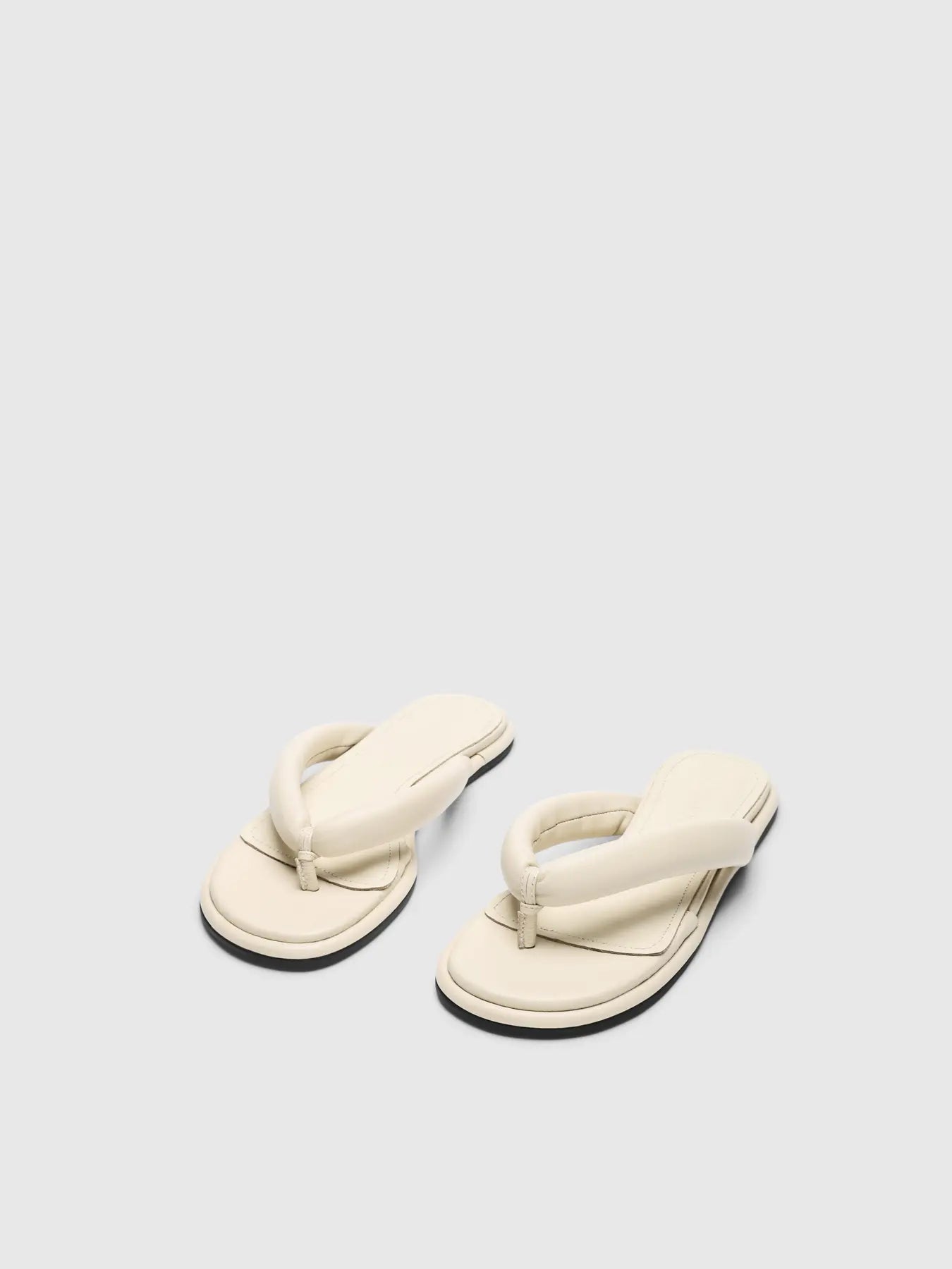 Selected F - Leather Flip Flop - Freja
