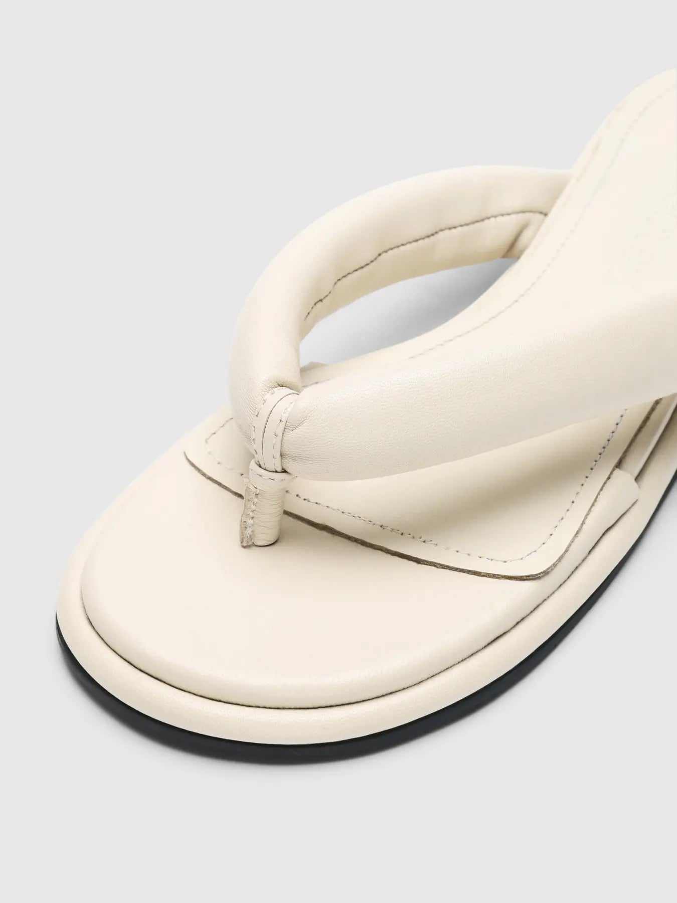 Selected F - Leather Flip Flop - Freja