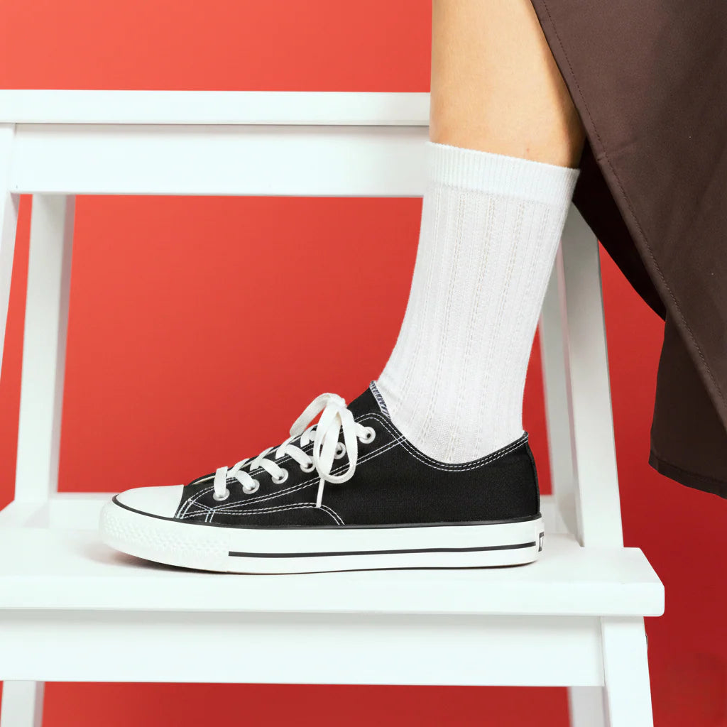 Klue - Pointelle Rib Socks