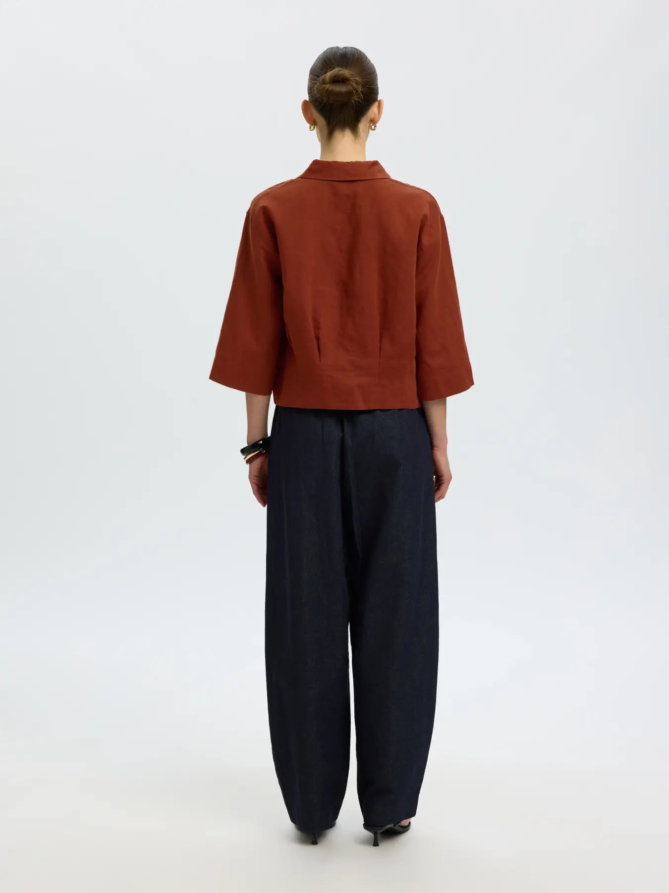Selected F - Pleat Shirt - Cleo