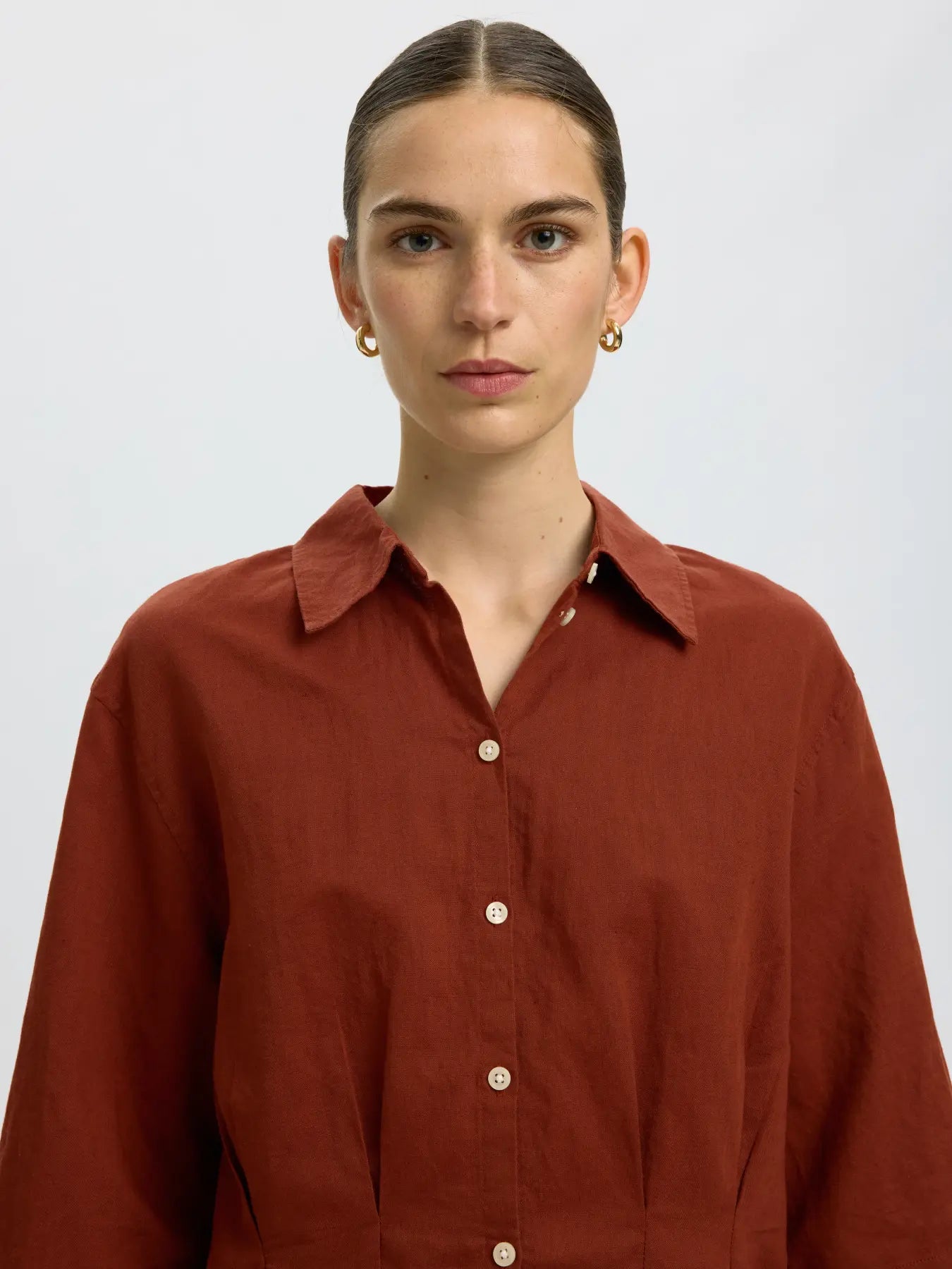 Selected F - Pleat Shirt - Cleo