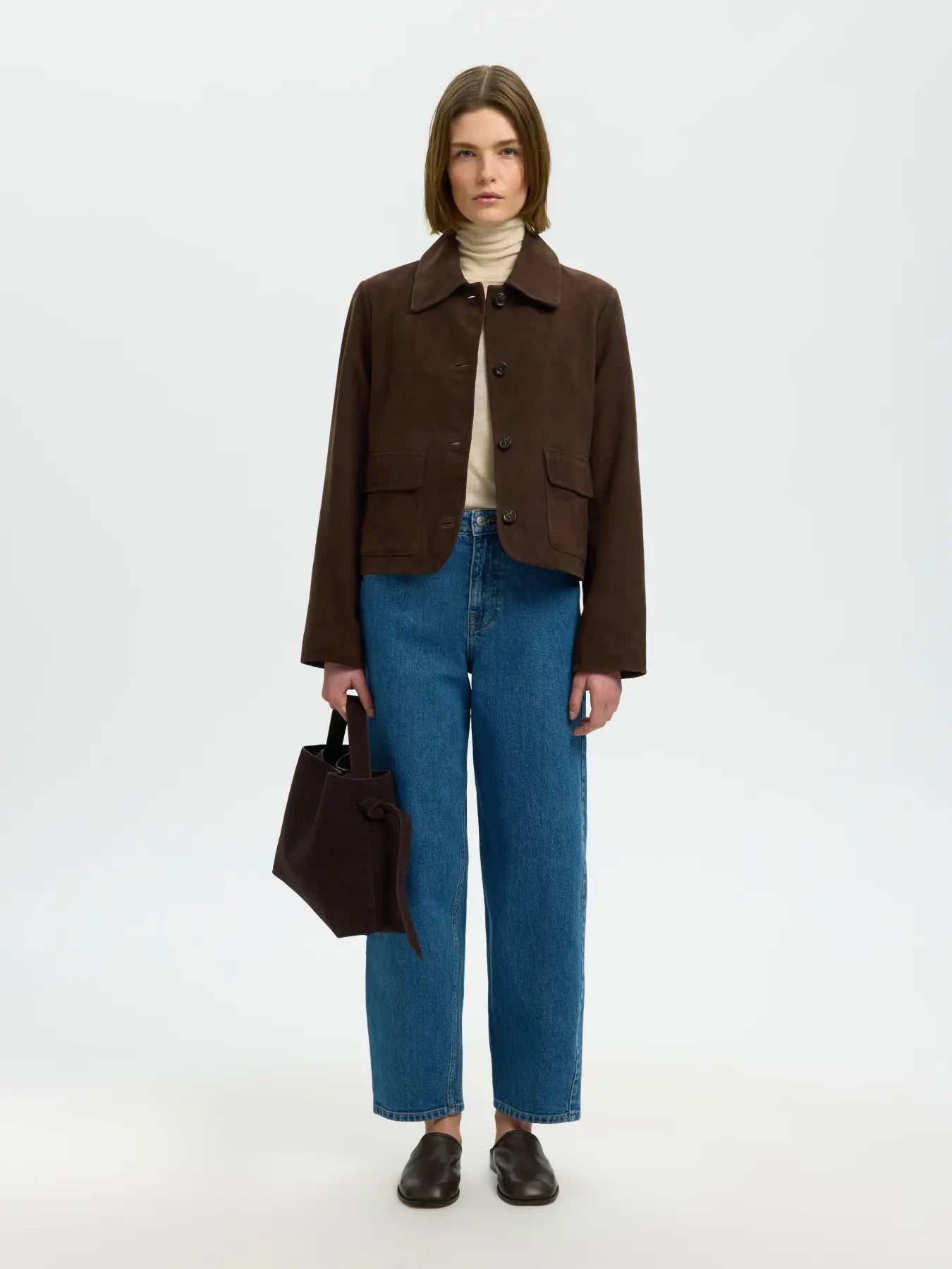 Selected F - Suede Jacket - Kaya