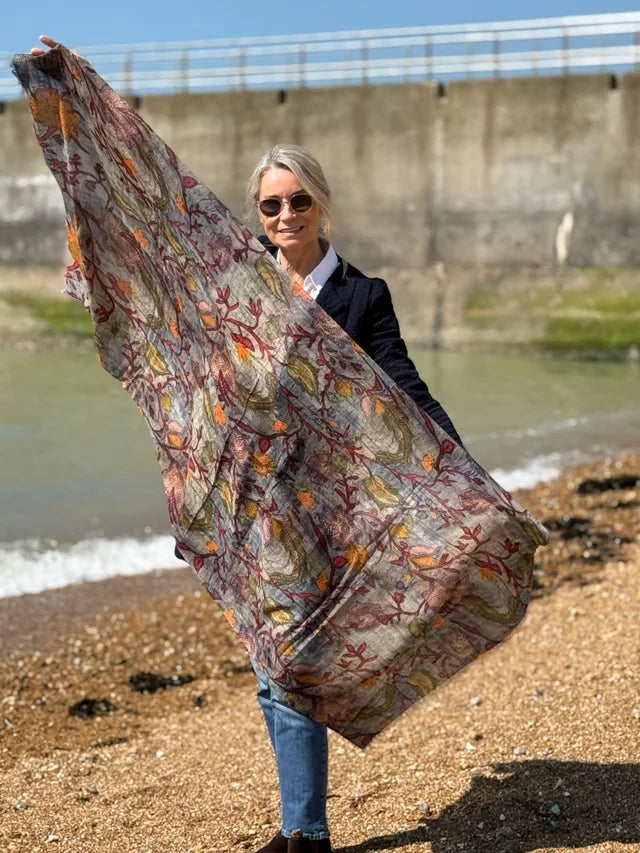 Jo Edwards - Scarf - Mystical Garden