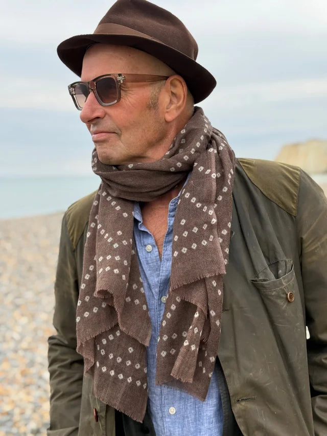Jo Edwards - Mens Scarf - Bandhani