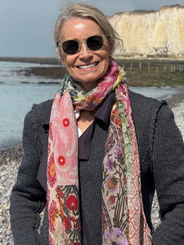 Jo Edwards - Scarf - Mosaic Block Print