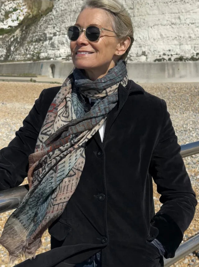Jo Edwards - Scarf - Faded Love