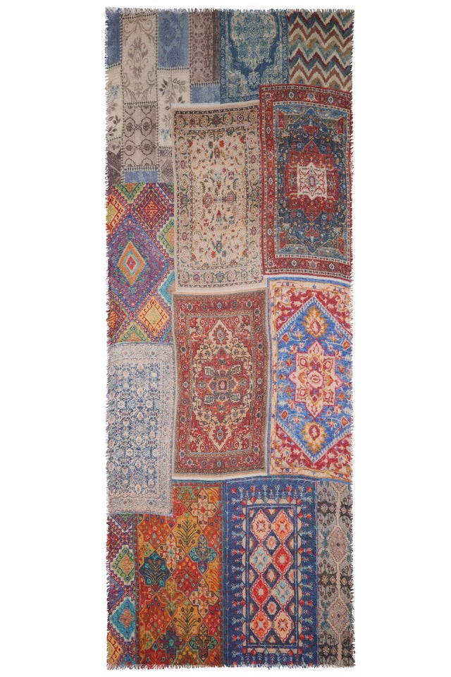 Jo Edwards - Scarf - Mosaic Rust