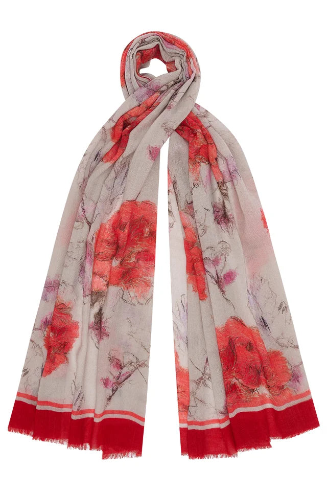 Jo Edwards - Scarf - Lucknow Blooms