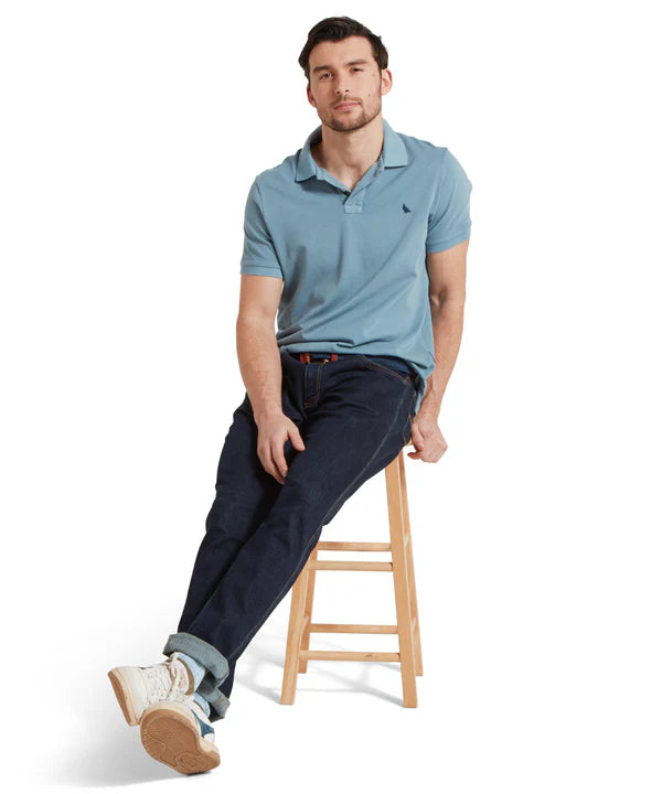 Schoffel - St Ives Garment Dyed Polo