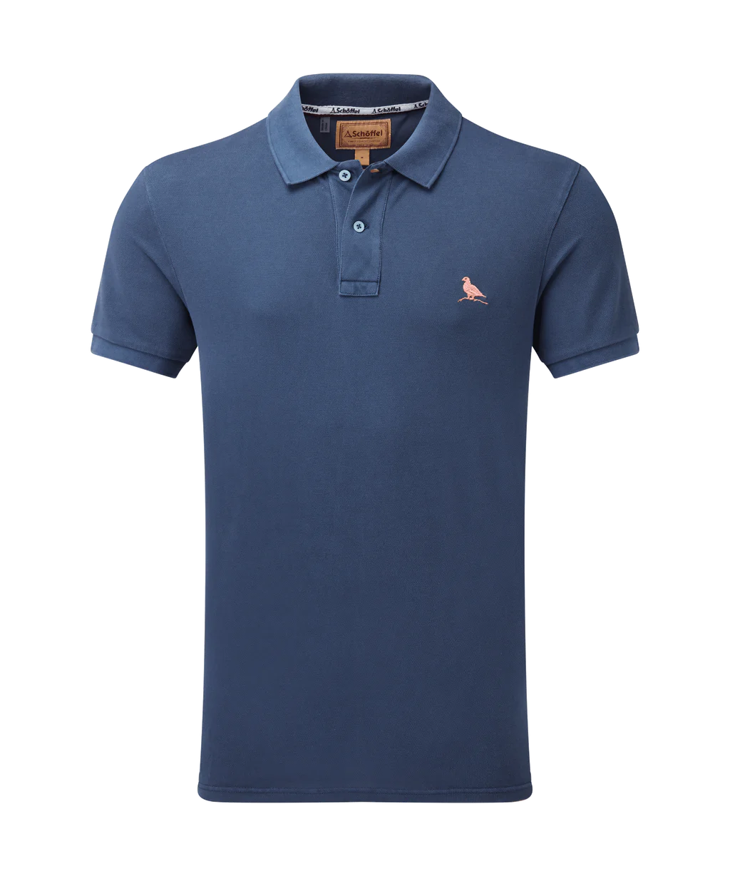Schoffel - St Ives Garment Dyed Polo