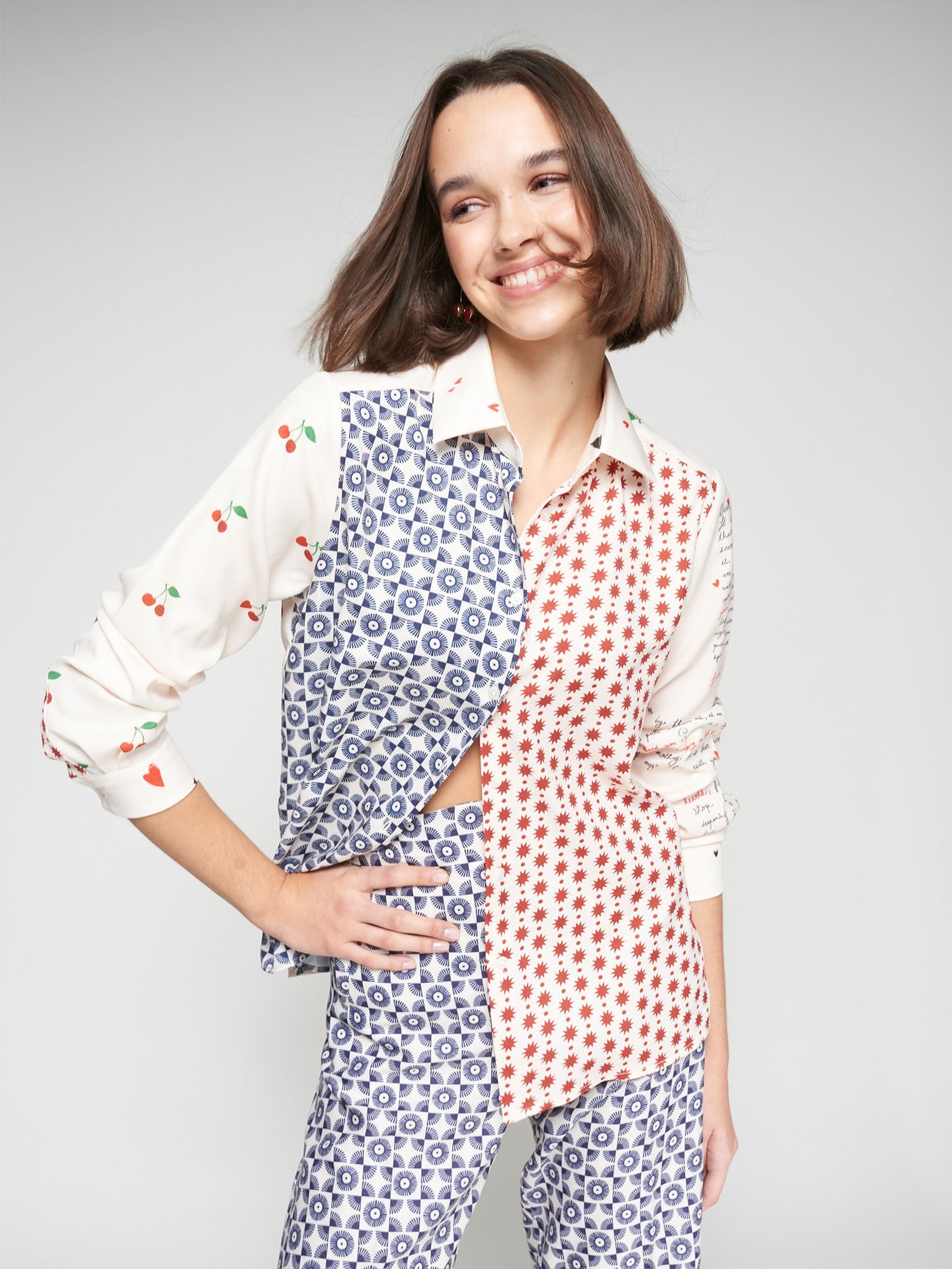 Vilagallo - Cherry Blouse - Tea