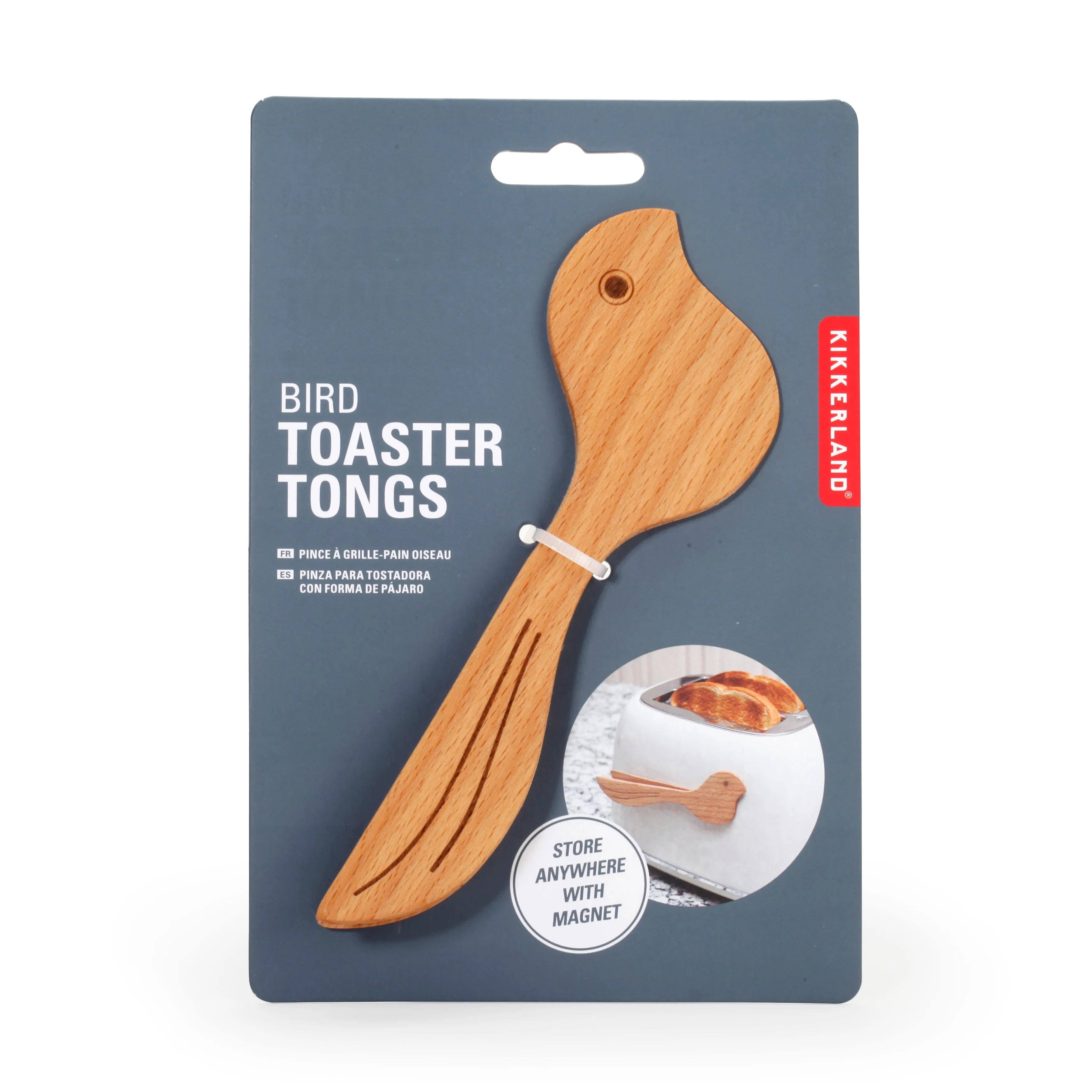 Kikkerland - Bird Toaster Tongs