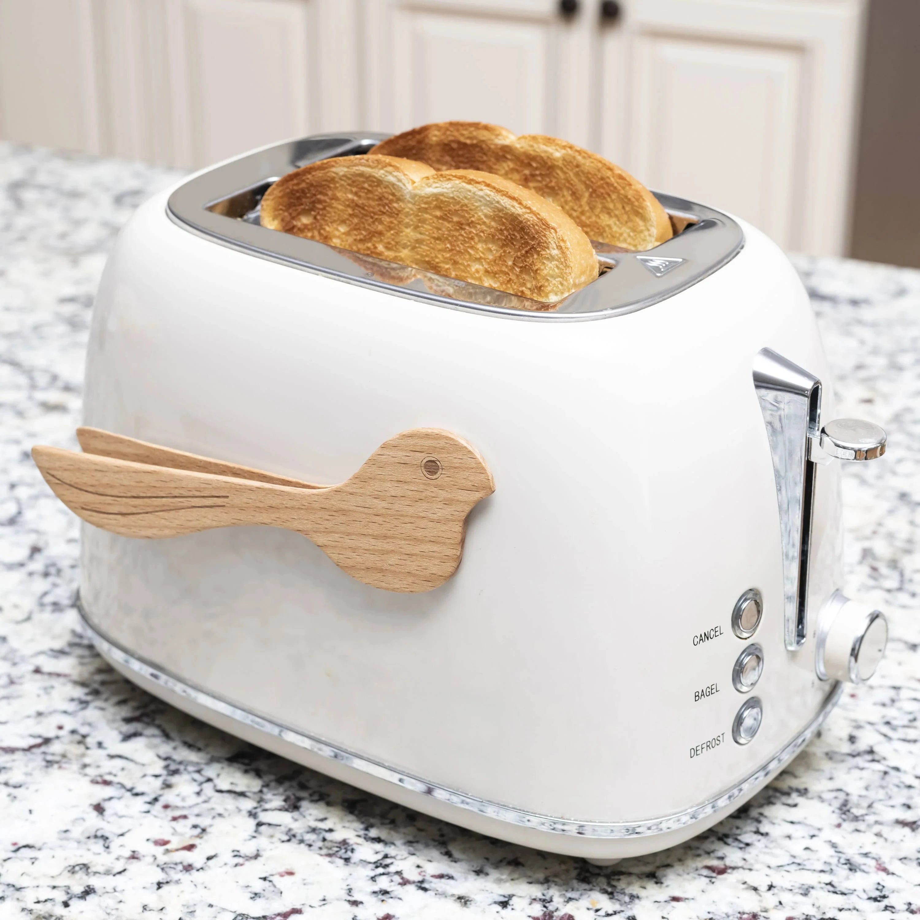 Kikkerland - Bird Toaster Tongs