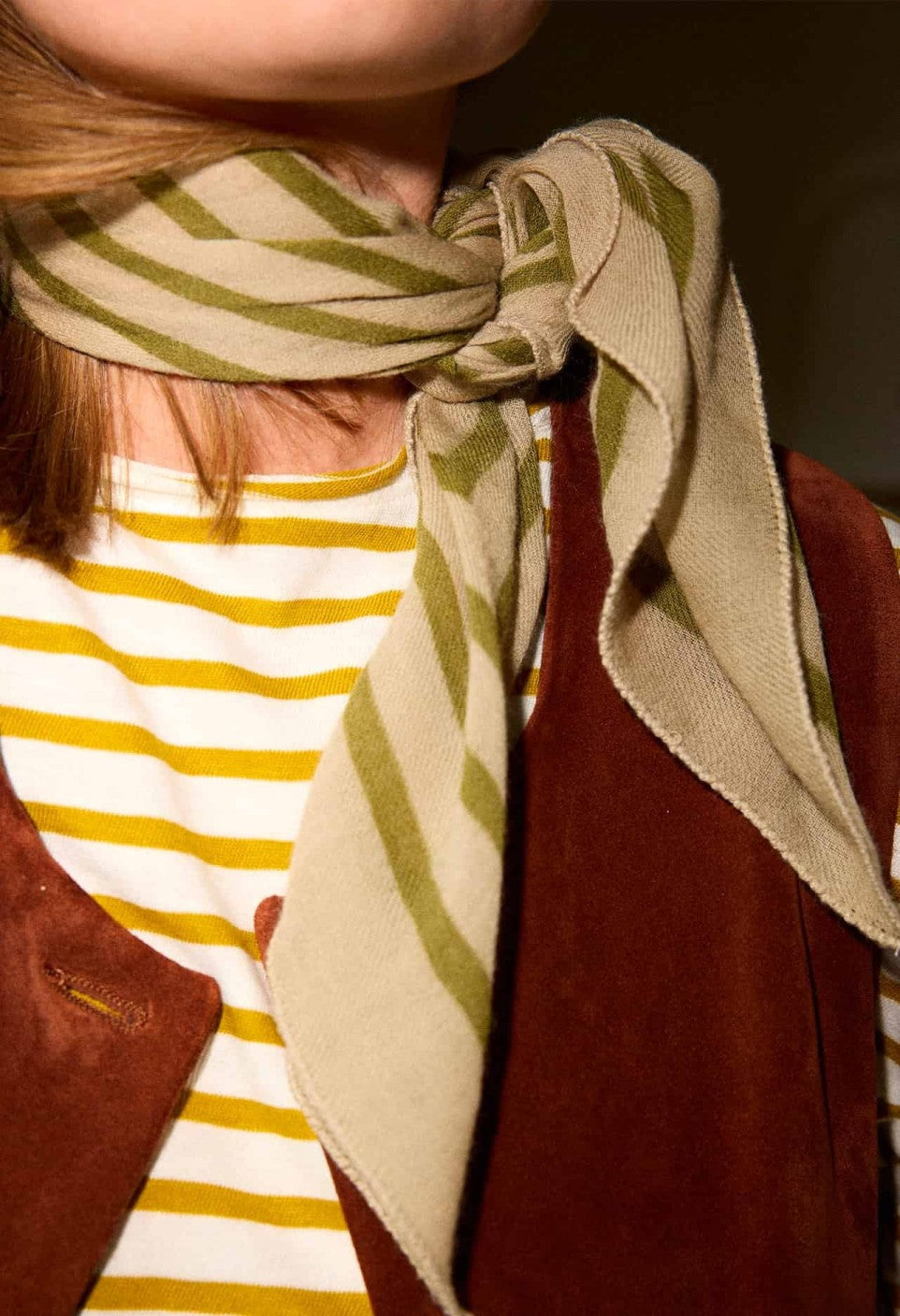 Gabrielle - Striped Scarf