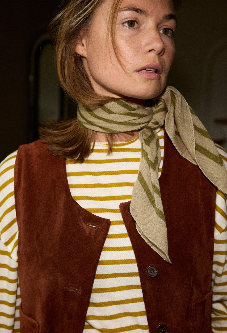 Gabrielle - Striped Scarf