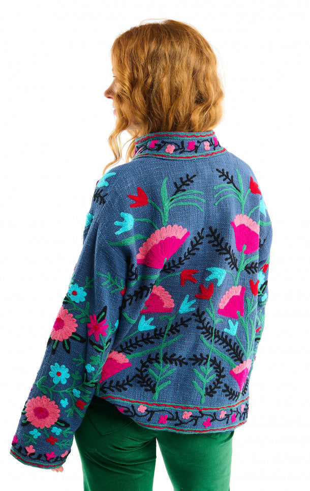 Wild - Embroidered Jacket - Tiger