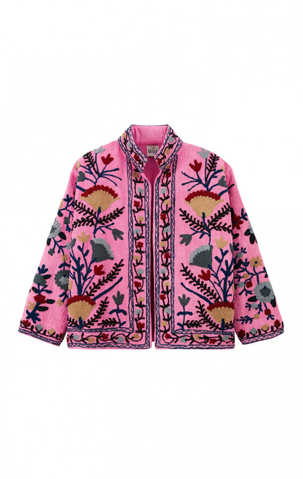 Wild - Embroidered Jacket - Tiger