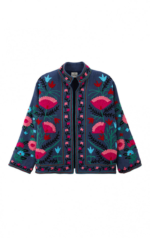 Wild - Embroidered Jacket - Tiger