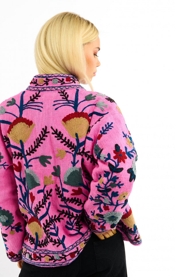 Wild - Embroidered Jacket - Tiger