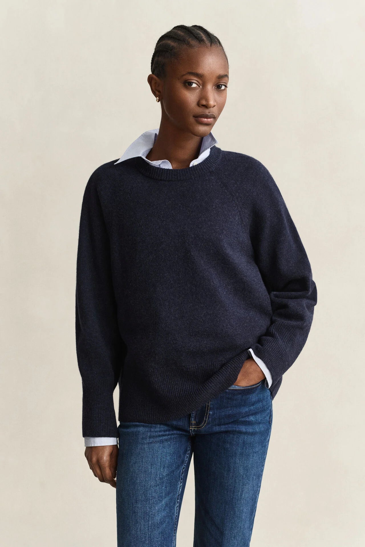 Gant - Wool/Cashmere Crew Neck